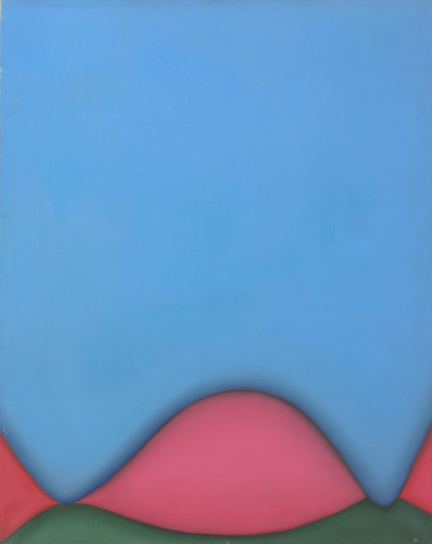Huguette Caland
Corps bleu (Bribes de corps), 1973
Oil on linen
36 3/16 x 28 7/8 inches
92 x 73.2 centimeters