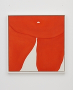 Huguette Caland, Red II, 1974, acrylic on linen
