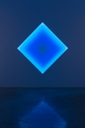 James Turrell, Sunda Strait, Diamonds (Squares on point) Glass, 2015, L.E.D. light, etched glass and shallow space
