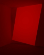 James Turrell, Decker, Red, 1968, light projection