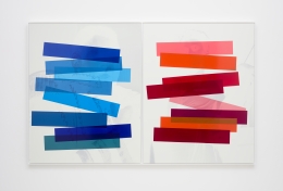 Hank Willis Thomas "Interaction of Color" (Josef Albers diptych) (variation without flash), 2019