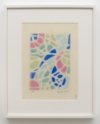 Jiro Takamatsu, Space in Two Dimensions, 1981, Pencil, bodycolor, watercolor paper