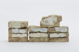 Jimmie Durham, These Twelve Bricks Were Used to Represent the Dawn Sky in Venice, 2015