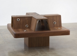Mika Tajima Social Chair, 2016 Wood, jacuzzi nozzles