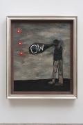 David Lynch, Broken Heart, 2013, Oil and mixed media on canvas