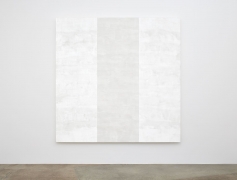 Mary Corse, Untitled (White Inner Band, Beveled), 2012, Glass microspheres in acrylic on canvas