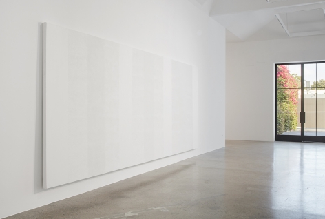 Installation view of Mary Corse: Then and Now at Kayne Griffin Corcoran, Los Angeles