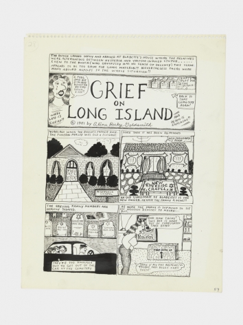 Aline Kominsky-Crumb Grief on Long Island, 1981