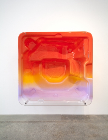 Mika Tajima, Epimelesthai Sautou (Take Care), 1, 2014, Thermoformed acrylic, spray enamel, aluminum jacuzzi