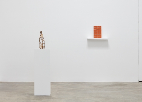 Installation view of "Tatsuo Kawaguchi: Early Work 1964-1975" from Kayne Griffin Corcoran, Los Angeles