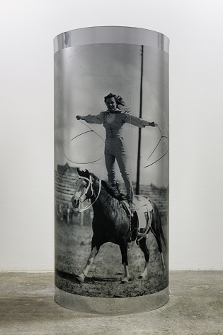 Servane Mary, Untitled (Woman on a Horse with Lassos), 2015