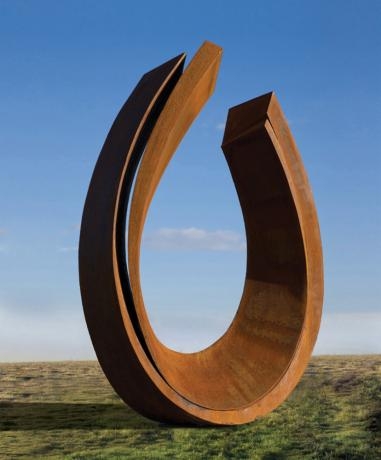 Beverly Pepper cor-ten steel sculpture 2012