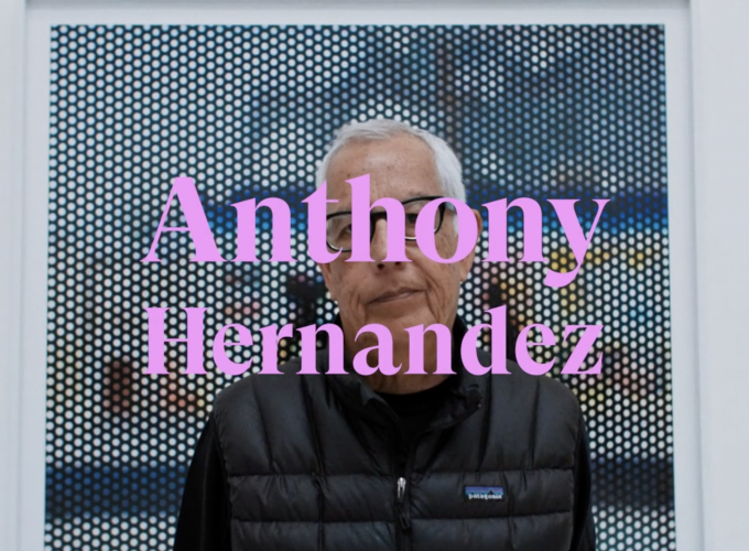 Still from video on Anthony Hernandez