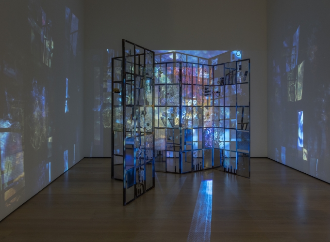 Installation view of Rosha Yaghmai at the Hammer Museum